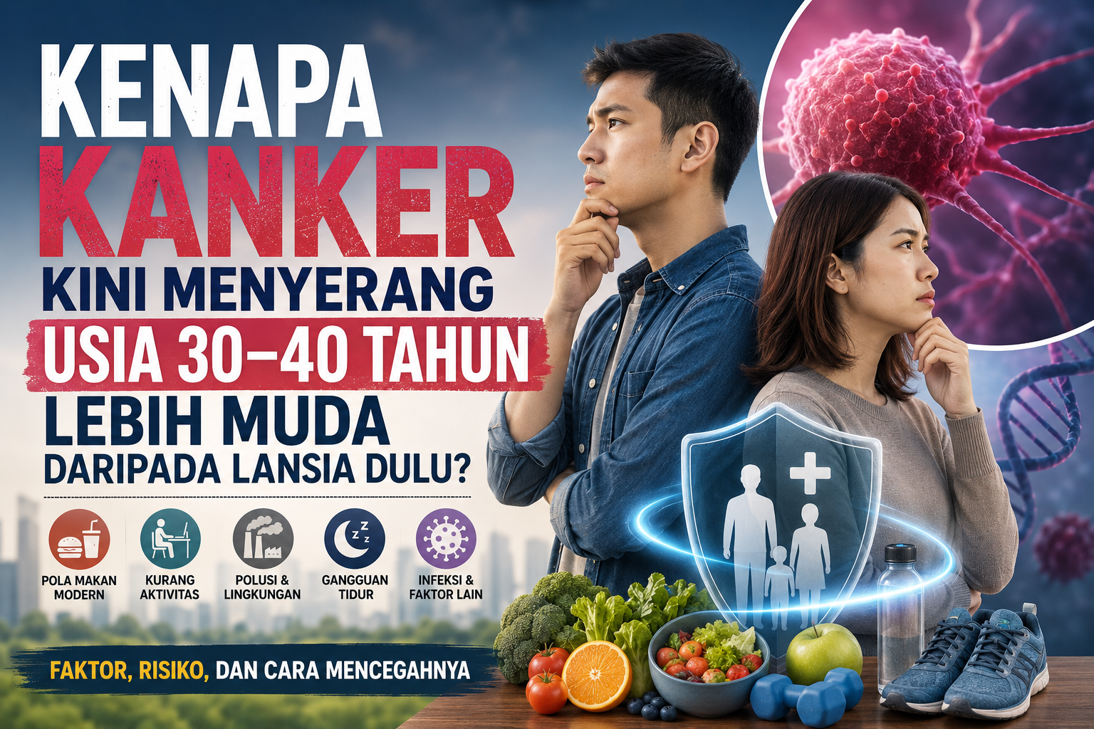 Mengapa Kanker Kini Semakin Sering Menyerang Usia 30–40 Tahun?